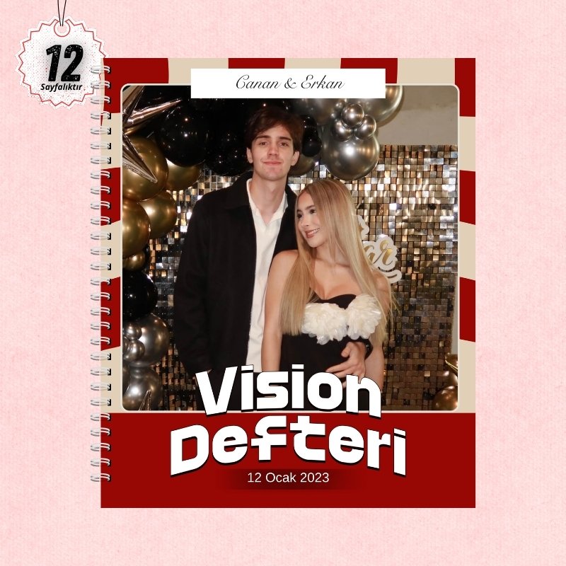 Vision Defteri 12 Sayfalık